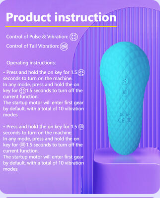 Arc Pulse Vibrator with Plasma Arc Technology, Double-Headed Design, and 10 Vibration Frequencies for Dual Stimulation