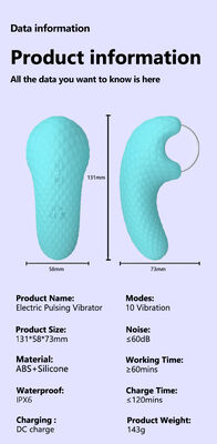 Arc Pulse Vibrator with Plasma Arc Technology, Double-Headed Design, and 10 Vibration Frequencies for Dual Stimulation