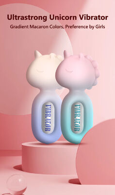 Ultrastrong Unicorn Vibrator with 10 Vibration Patterns, IPX7 Waterproof and 380mAh Battery Capacity