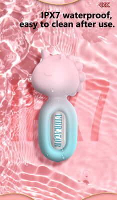 Ultrastrong Unicorn Vibrator with 10 Vibration Patterns, IPX7 Waterproof and 380mAh Battery Capacity