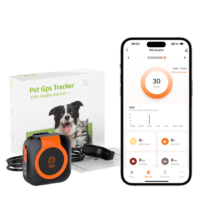 C084G GPS + Fence + Health Monitor , Compact 4G GPS Smart Watch Tracker For Pet