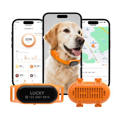C08 Plus 4G GPS Smart Health Monitoring Device 4G GPS + Fence + Health Monitor + Nameplate + Fence Reminder Pet Products