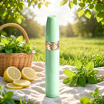 Green Fruit Flavor Air Inhaler Stick Smoke-Free Portable Breathing Aid for Quitting Smoking